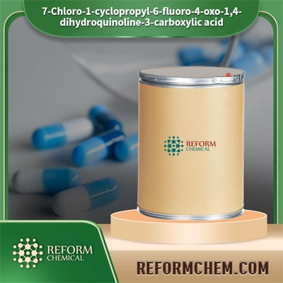 7-Chloro-1-cyclopropyl-6-fluoro-4-oxo-1, 4-дигидрохинолин-3-карбоновая кислота